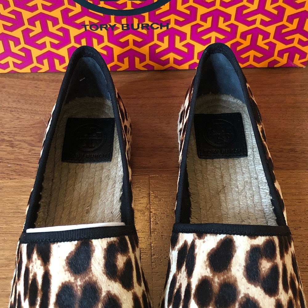 Authentic Tory Burch espadrille leopard haircalf - Picture 8 of 8